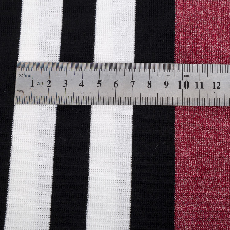 Breathable And Fashionable And Unique Healthy Striped Knit Fabric For Polo Shirt