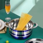 Hot Selling Color Body Soup Cooking Pot Set Ollas Stainless Steel 410 Cookware