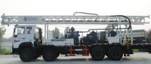 Wholesale 600M 6X4 Truck mounted hydraulic water well borehole drilling rig for mud drilling and air compressor from china suppliers