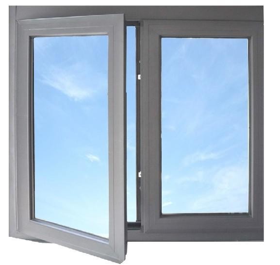 Custom Aluminum Frame Single Double Tempered Glass Casement Window