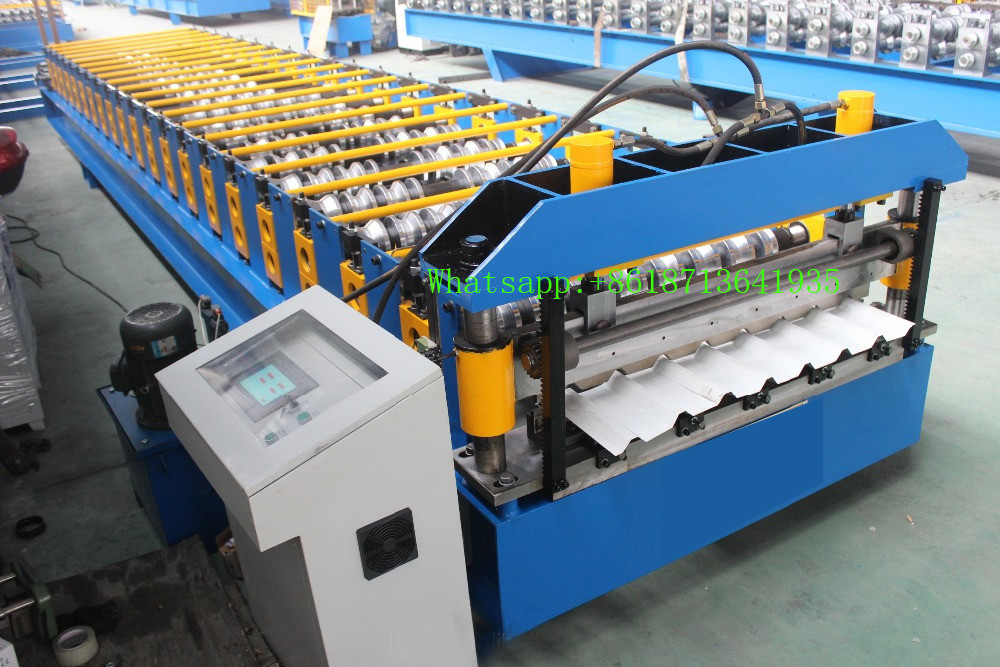 8 Rib Type Roof Tiles Making Machine 18 Sections Simple Structure