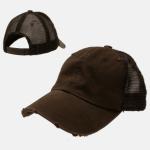 Camo Mesh Snapback Hats Distressed Vintage Baseball Caps Hip Hop Breathable