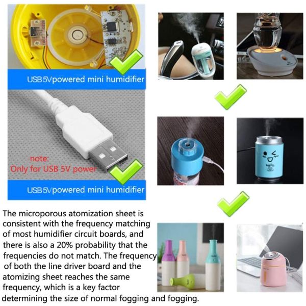 Industrial Humidifying Piezoelectric Mist Maker 350ML/H Piezo Humidifier