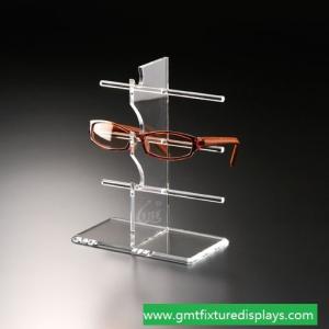 Wholesale Customized Clear Acrylic Eyewear Counter Display Stand Plexiglass Sunglasses Display Rack from china suppliers
