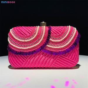 Wholesale Ladies Shiny Crystal Bling Hand Bags OEM/ODM for Party Wedding Purse Evening Handbags from china suppliers