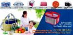 Large Soft Cooler Insulated Picnic Bag for Grocery, Camping, Car, Bright Orange