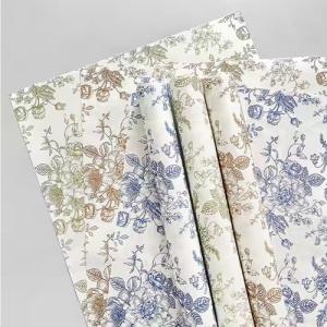 Wholesale 50g Custom Florist Wrapping Paper for Bouquet Packing Flowers and Leaves from china suppliers