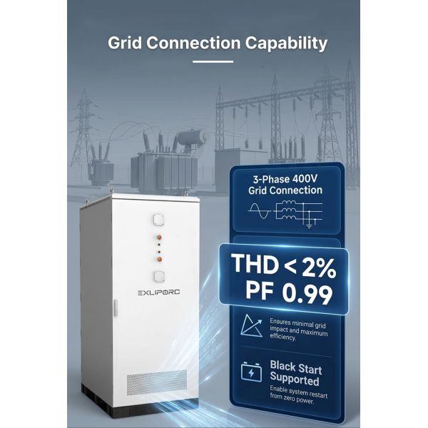 125kW/261kWh Liquid Cooling BESS with Off-grid Capability for Mining and Remote Areas