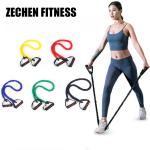 TPE Heavy Duty Resistance Bands Tube Set 1200mm Yellow Red Green