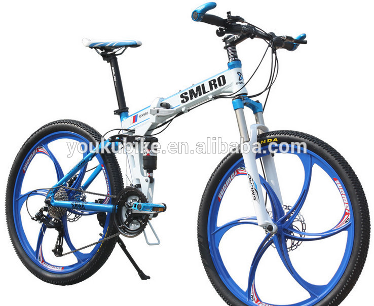 Height 155cm Full Alloy 27 Speed Aluminum Folding Mountain Bike