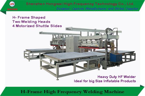 H Frame Dielectric High Frequency Sealing Machine Compressed Air Supply 27.12