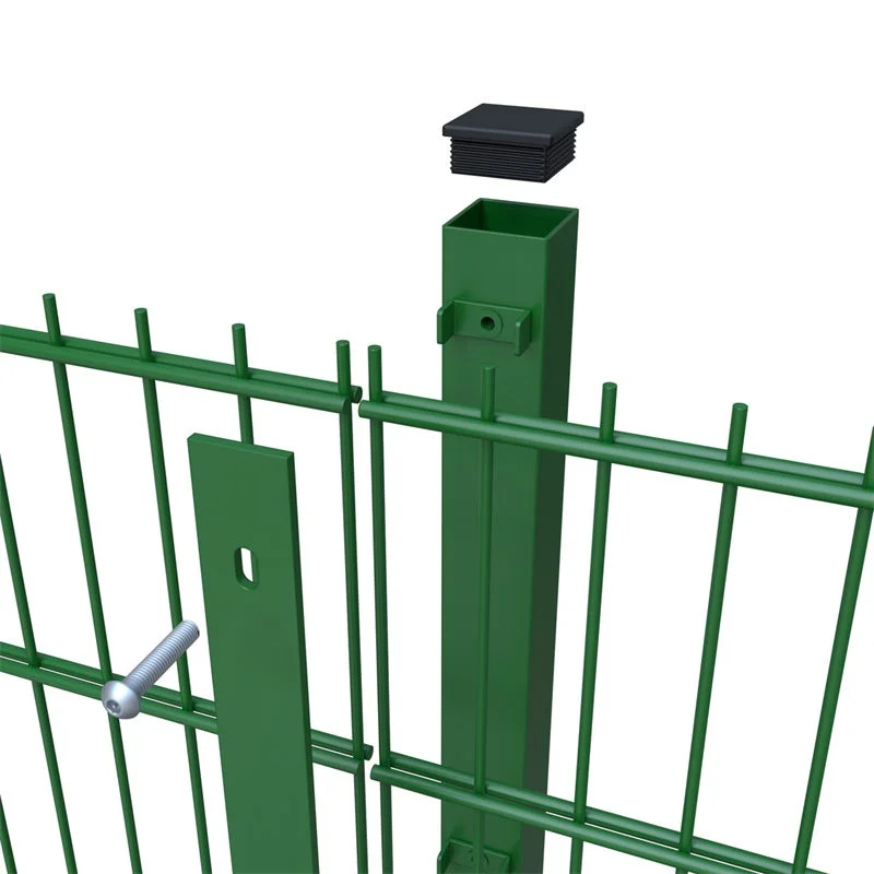 Galvanized Powder Coated Double Wire Fence 656 868 For School