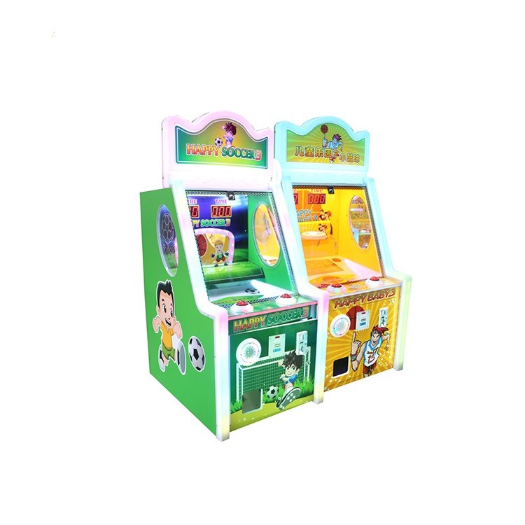 Led Coin Operated Happy Basketball Machine Kids Shooting Simulator 12 Months Warranty
