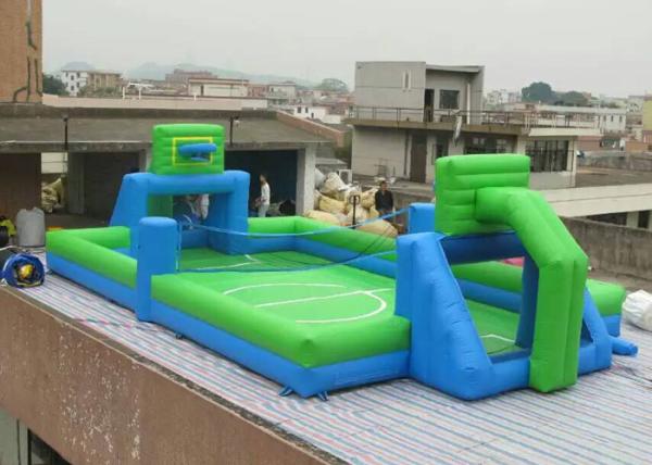 PVC Tarpaulin Inflatable Basketball Course Goal Set Outdoor Sport Games Use
