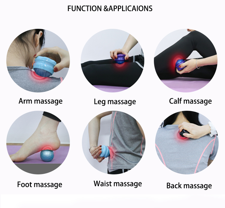 Fitness Cryosphere Cold Massage Roller Ball Customized Logo