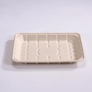 Wholesale Disposable Biodegradable Sugarcane Bagasse Tray Recycled Paper Food Tray from china suppliers