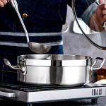 Direct Selling Food Food Grade 304 Stainless Steel Cookware Induction Cooking