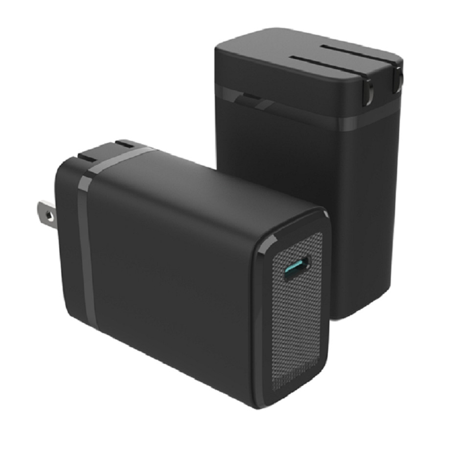 Rapid Cell Phone Charger，GaN technology, 45W PD fast charging, 110-240V wide voltage, USB-C port
