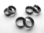 Black Sintered NdFeB Neodymium Magnet Epoxy Plated Multi Pole Bonded