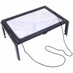 3X Desk Folding Magnifying Glass for Reading Sewing Knitting