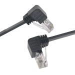 Cat5e/Cat6/Cat7/Cat8 High Speed Lan Cable RJ45 90 Degree Patch Cable 1-10m
