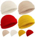 100% Acrylic Winter Beanies And Caps Warm Men Cable Knit Hat