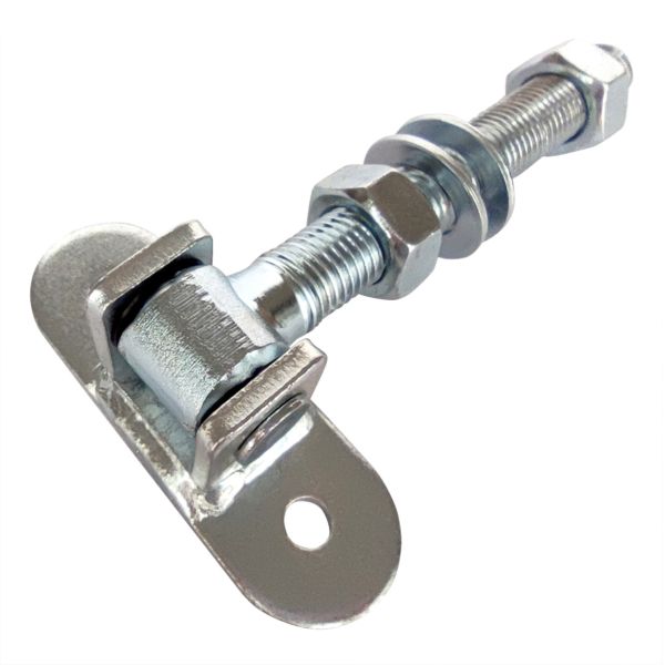 M20 Adjustable Wood Fence Gate Hinge Hardware With Long Bolt Nut White SGS IOS TUV