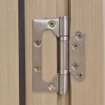 PU Painting Solid Wood Interior Door Slab 45mm Thick Natural Veneer