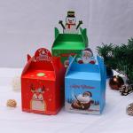 Ribbon Closure Cardboard Gift Packaging Box For Christmas Gift