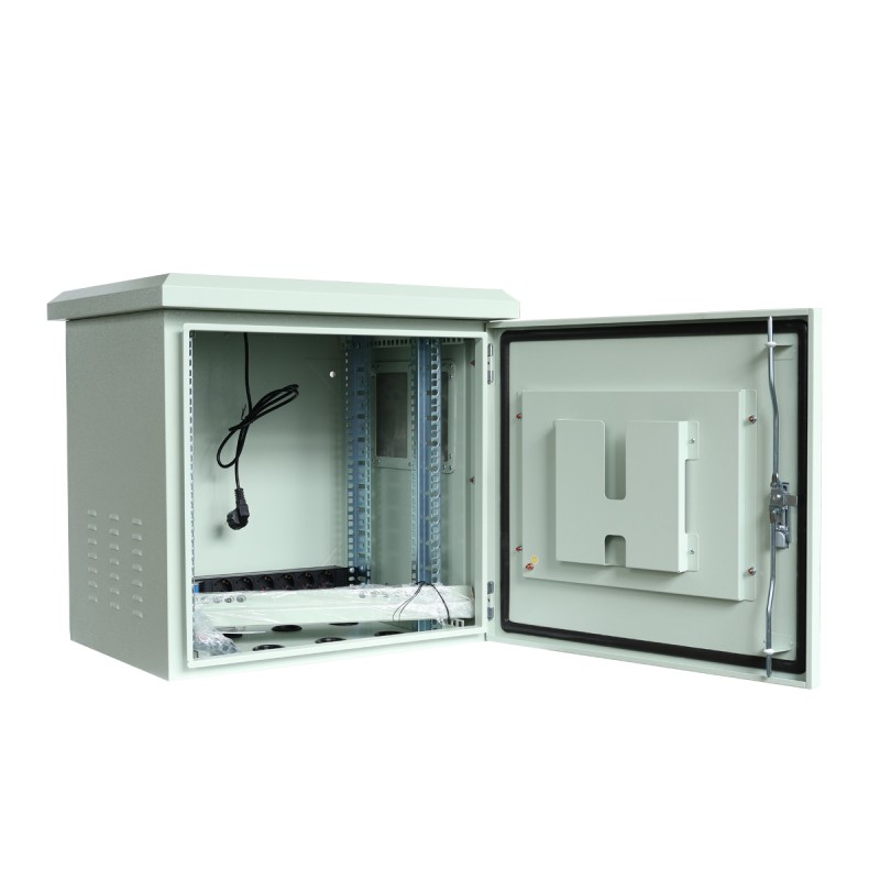 19 Inch RAL7035SN 12U IP65 Outdoor Cabinet Rack Waterproof Wall Mount DDF Network Cabinet