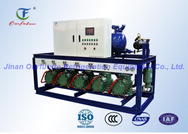 Quality Reciprocating Type Parallel Compressor Rack For Garlic Cold Storage for sale