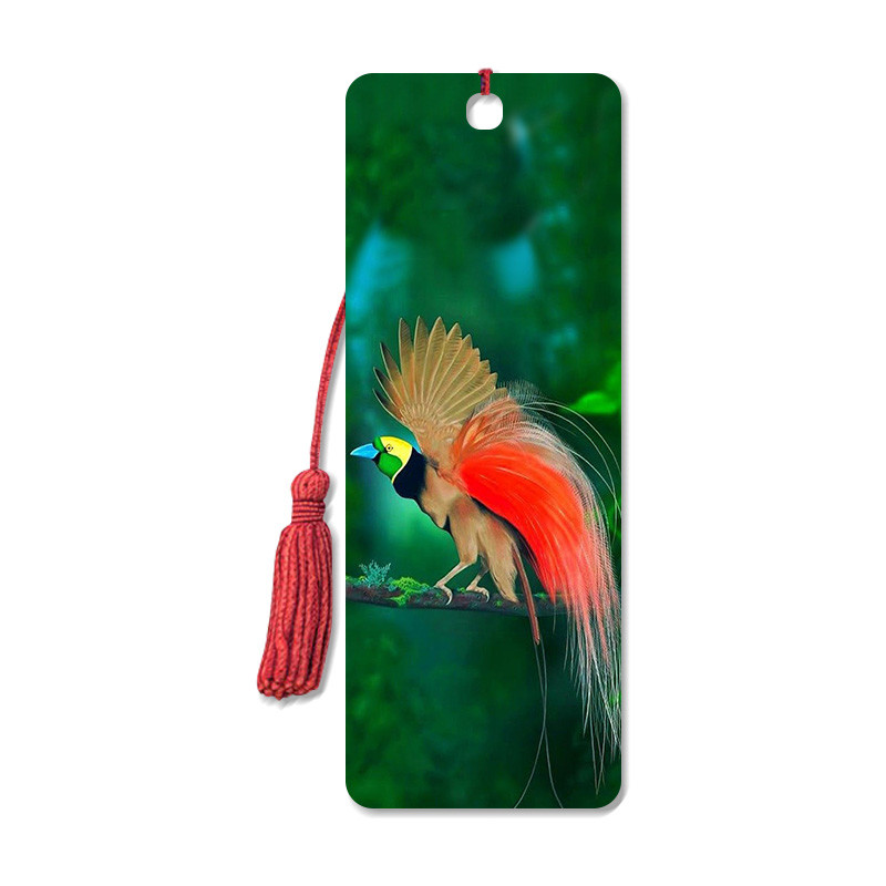 Lenticular Animal Design 3D Bookmarks For Kids Plastic 0.6mm Eco Friendly PET Material