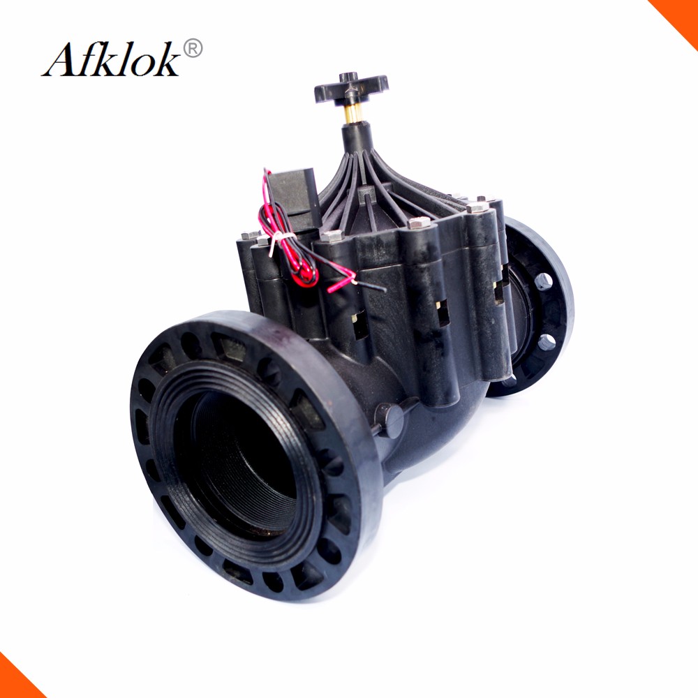DN80 Plastic DC Latching Normally Closed 4 inch Solenoid Water Valves