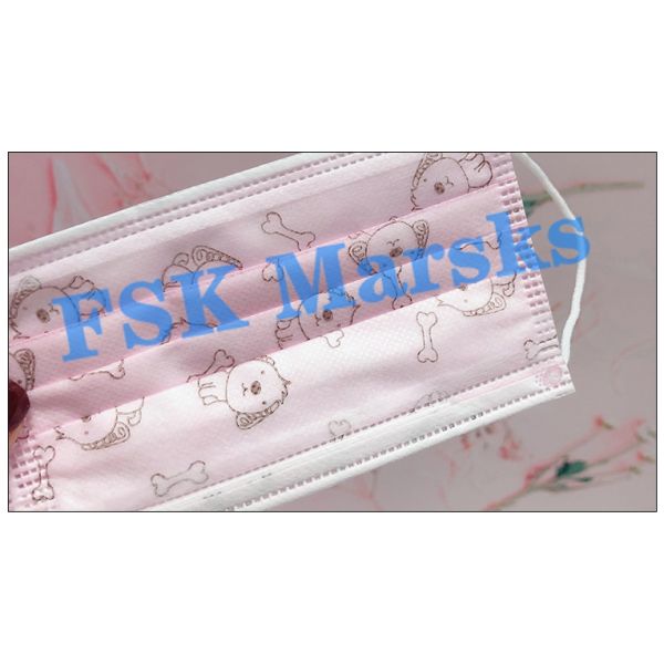 Thickened Child Face Mask Disposable Breathable Anti Fog Dustproof 4 - Layer