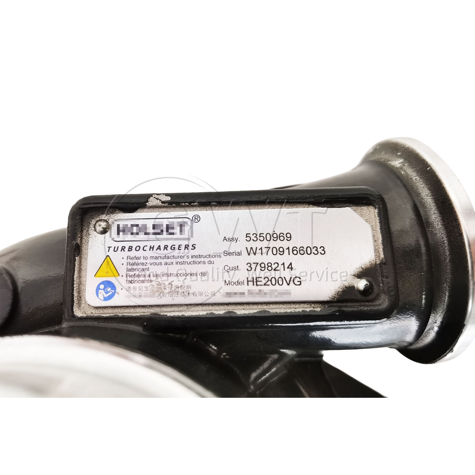 Genuine Turbocharger 3798213 5502161 5604197 3786560H 5350969 HE200VG for CUMMINS 4309504 3798214 5350969 ISB