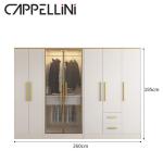 MDF Panel Bedroom Closet Furniture Almirah Cloth Combination Designs