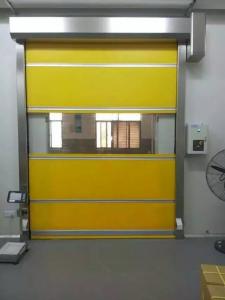 China Warehouse PVC Rapid Roller Doors Control Climate Conditions Push Button on sale