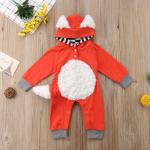 Red Furry Children'S Dress Up Costumes Unisex Pajamas One Piece Suit