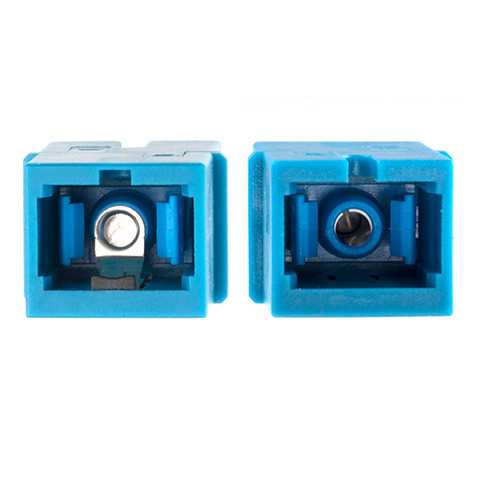 SC PC SC APC Simplex Adapter Two End Face Precision Docking Blue Color