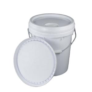 Wholesale Dia 26.7cm Round Plastic 20 Litre Paint Bucket With Lid 1000g from china suppliers