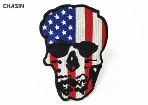 Wholesale Skull Logo Raider Motorcycle Biker Patches For Vest Back 4.5&quot; Width from china suppliers
