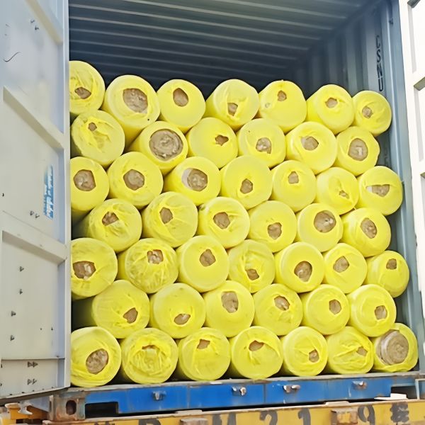 Fireproof Rockwool Wire Mesh Blanket Insulation Sound Absorption Mineral Wool Roll