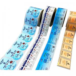 China Custom Logo Packaging Hologram Label Sticker Gold Genuine Secure Printable on sale