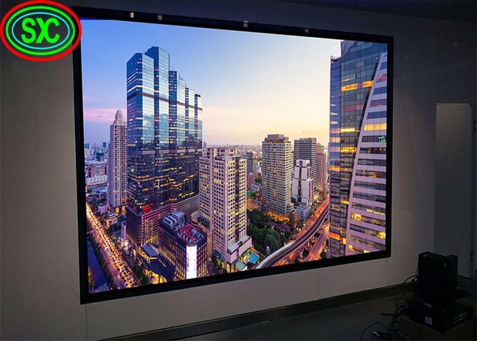P3 Indoor Steel Full Color Advertising LED Screen With 3 Years Warranty