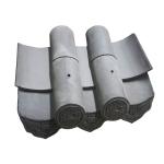 Traditional Chinese Temple Clay Roofing Tiles Accessories 6% Water Absorption