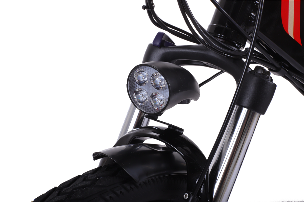 48V 10AH Folding Electric Mountain Bike with 21 Speed Gears and Shimano 3*7 Derailleur