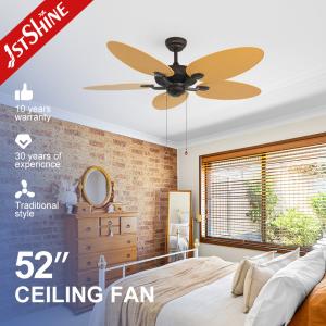 Wholesale Low Noise 5 Blades Decorative Ceiling Fan Large Airflow Energy Saving from china suppliers