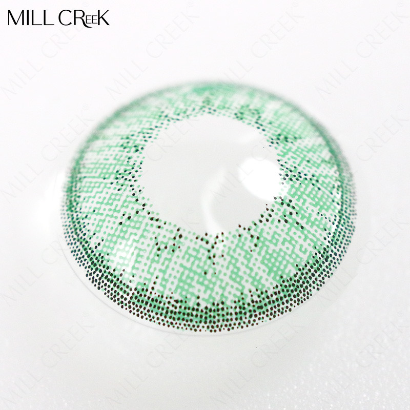 Green Purple Pure Hazel 14.2 Mm Contact Lenses Non Presciption