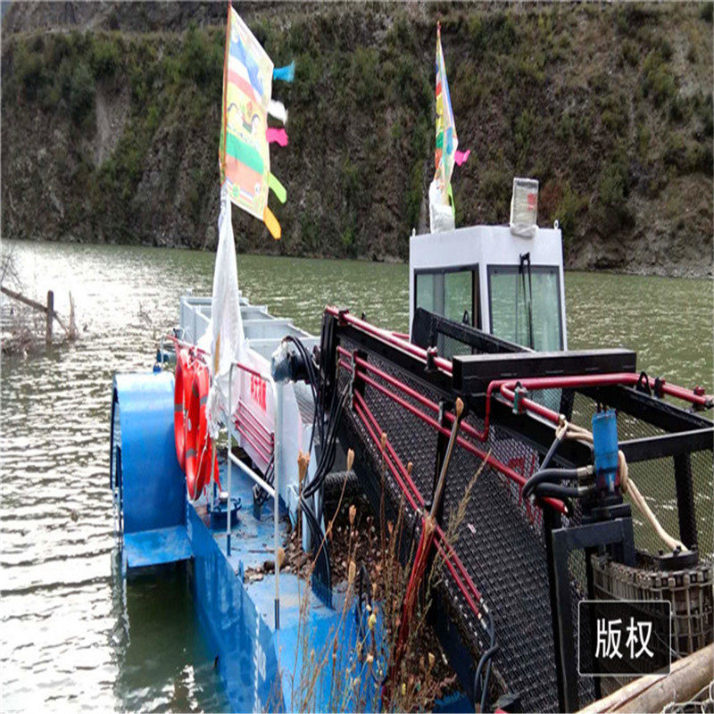 Brand New Steel Durable And Cheap Aquatic Weed Harvester Boat For Sell