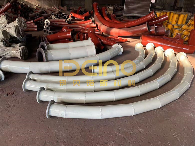 ISO Wear Resistant Ceramic Pipe Smooth Wear Resistant Elbow